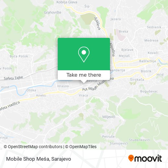 Mobile Shop Meša map