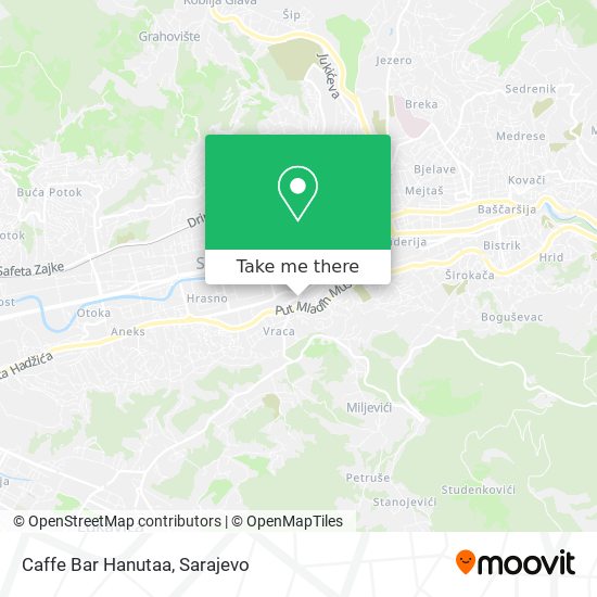 Caffe Bar Hanutaa map