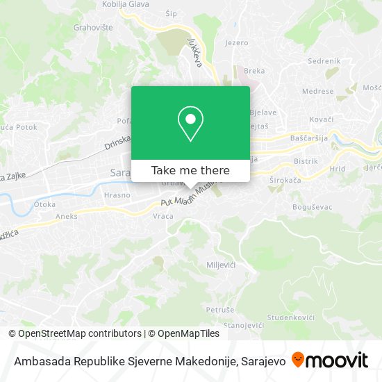 Karta Ambasada Republike Sjeverne Makedonije