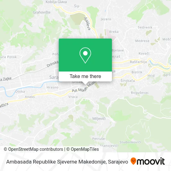 Ambasada Republike Sjeverne Makedonije map