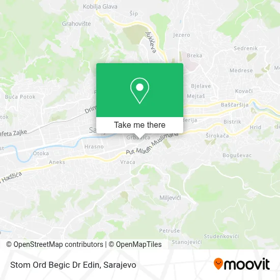 Stom Ord Begic Dr Edin map