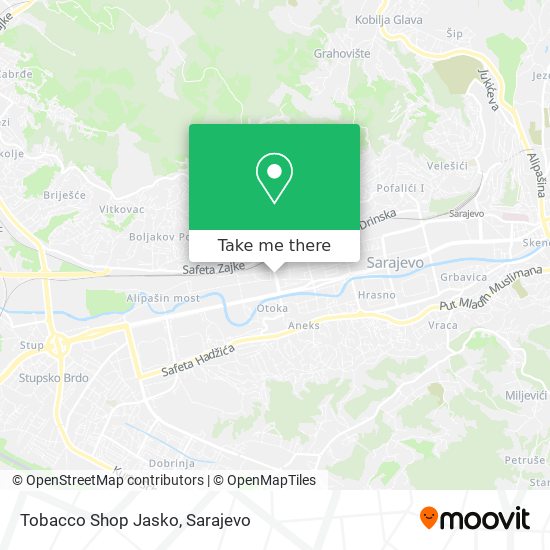 Tobacco Shop Jasko mapa