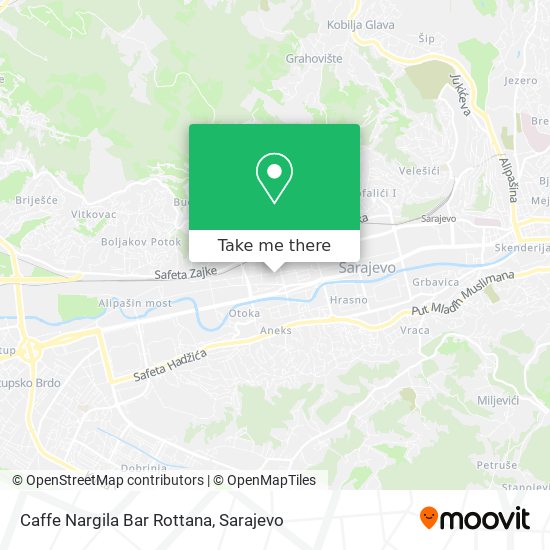 Caffe Nargila Bar Rottana mapa