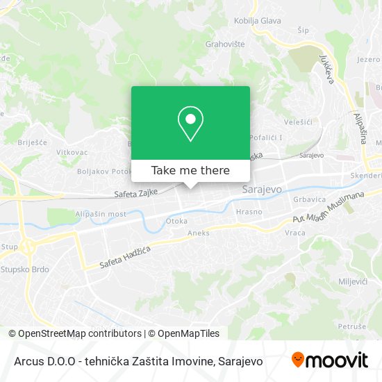 Arcus D.O.O - tehnička Zaštita Imovine mapa