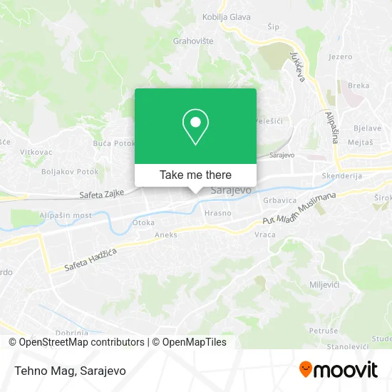 Tehno Mag map