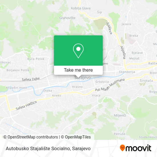 Autobusko Stajalište Socialno map