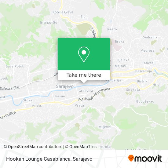 Hookah Lounge Casablanca mapa