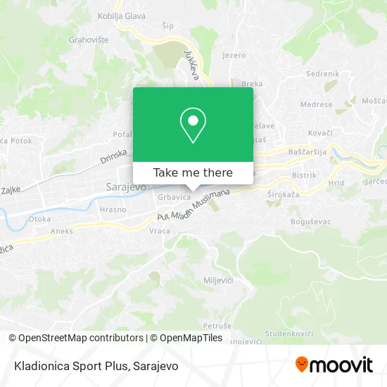 Kladionica Sport Plus map