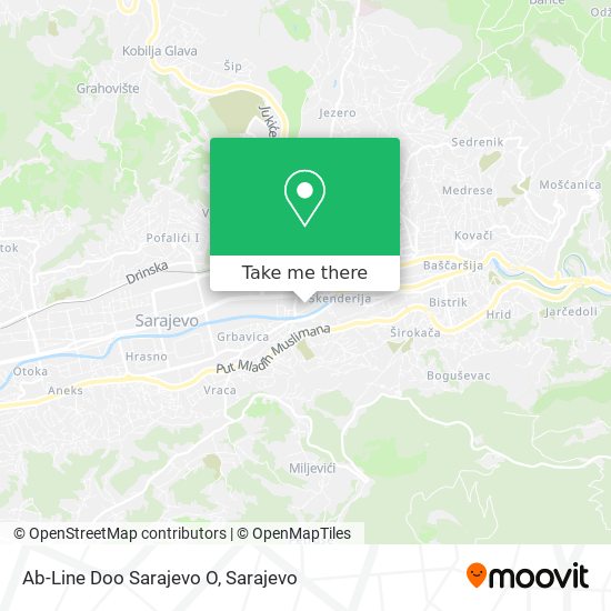 Ab-Line Doo Sarajevo O map