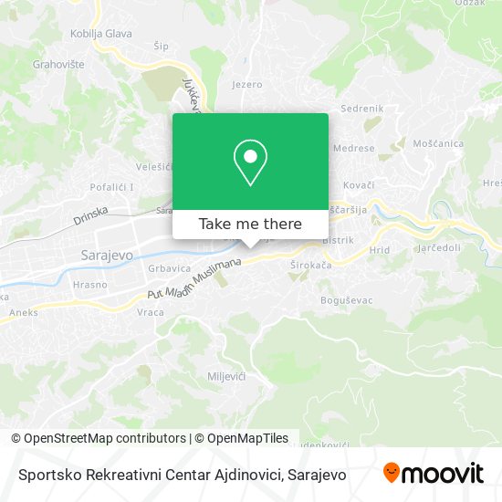 Sportsko Rekreativni Centar Ajdinovici map