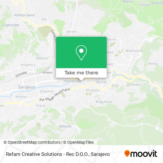 Refam Creative Solutions - Rec D.O.O. map