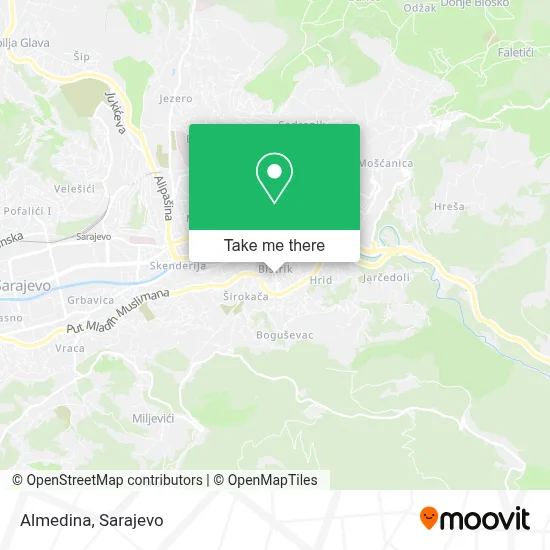 Almedina map