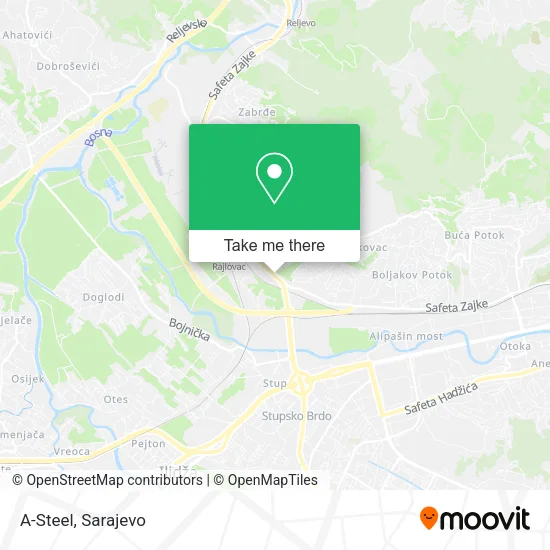 A-Steel map