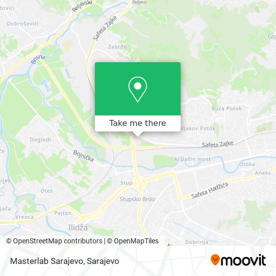 Masterlab Sarajevo mapa