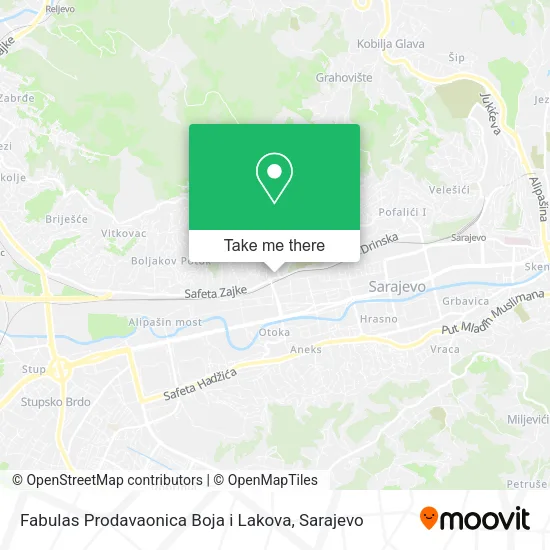 Fabulas Prodavaonica Boja i Lakova map
