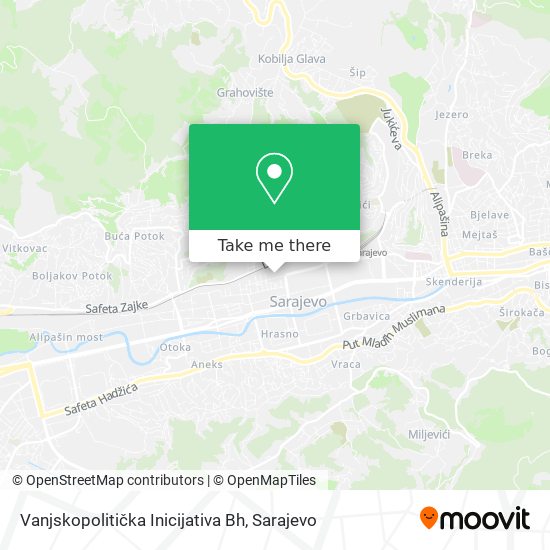 Vanjskopolitička Inicijativa Bh map