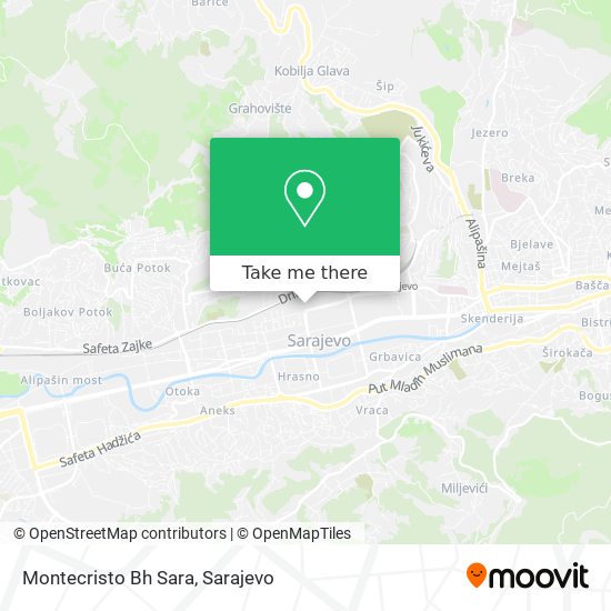 Montecristo Bh Sara mapa