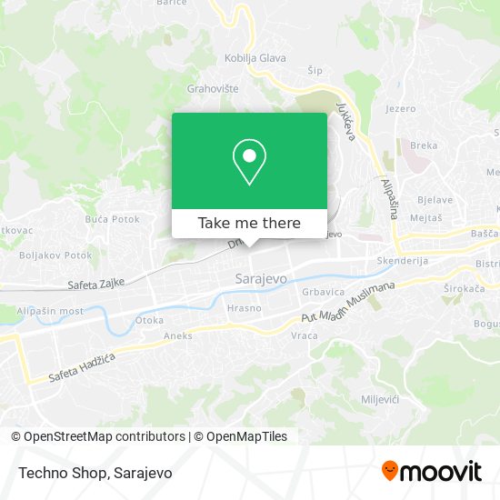 Techno Shop mapa