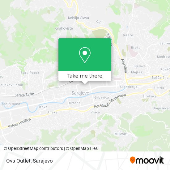 Ovs Outlet map