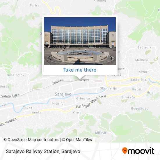 Sarajevo Railway Station mapa