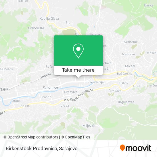 Birkenstock Prodavnica map