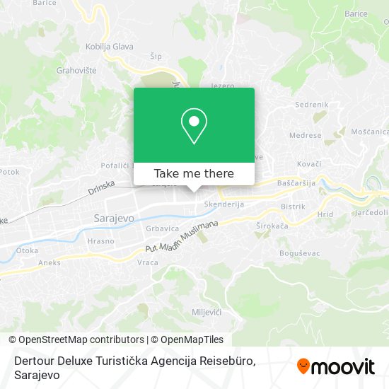 Dertour Deluxe Turistička Agencija Reisebüro mapa