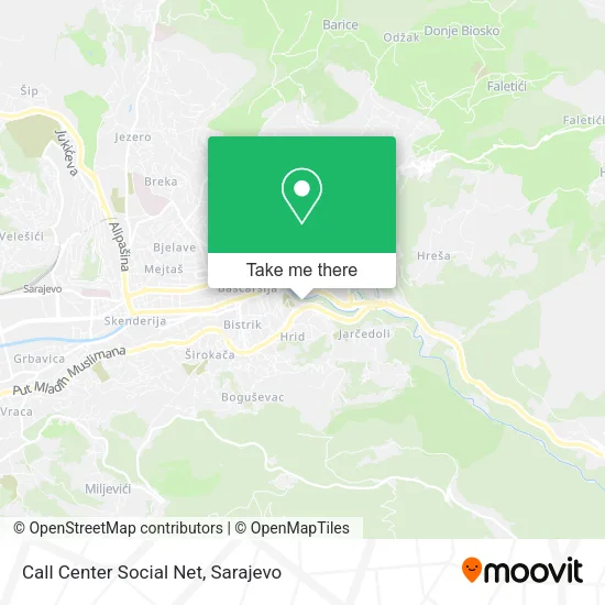 Call Center Social Net map