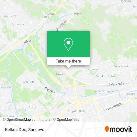 Belkos Doo map