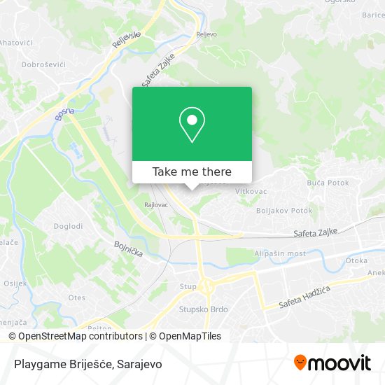 Playgame Briješće mapa