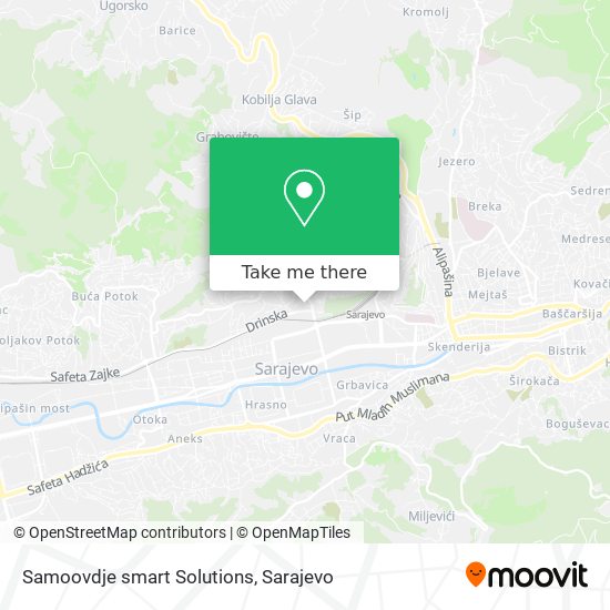 Samoovdje smart Solutions map