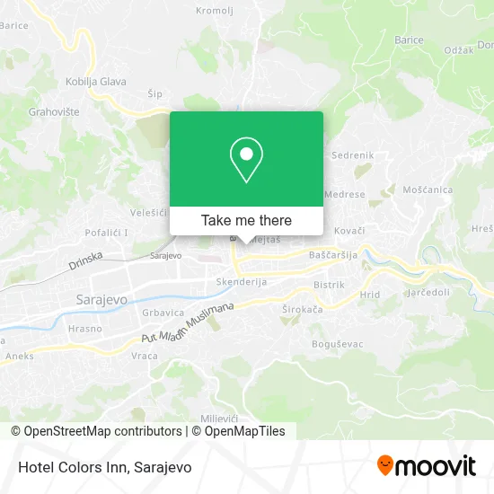 Hotel Colors Inn mapa