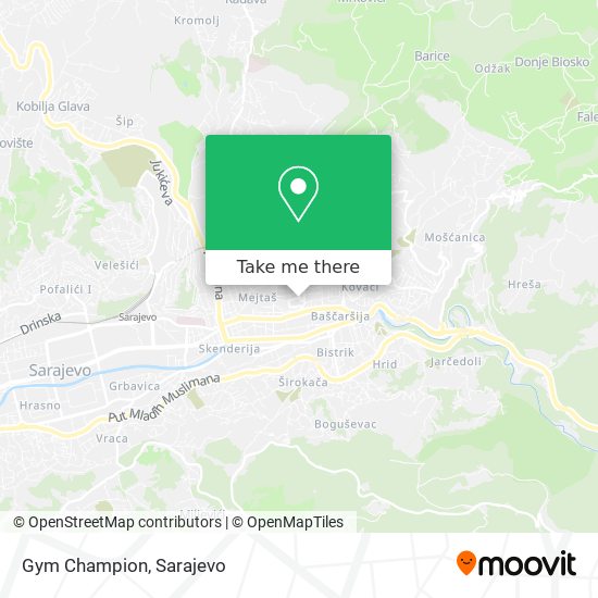 Gym Champion map