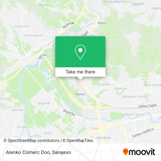 Alenko Comerc Doo map