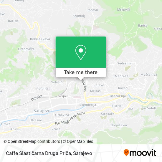 Caffe Slastičarna Druga Priča map
