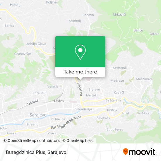 Buregdzinica Plus map