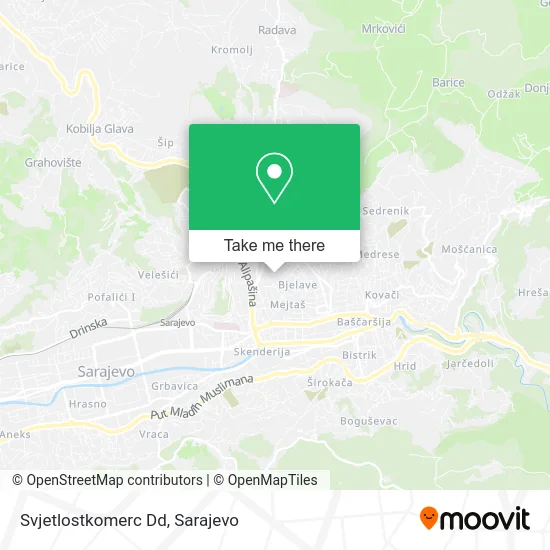 Svjetlostkomerc Dd mapa