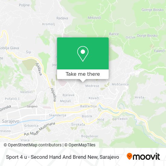 Sport 4 u - Second Hand And Brend New map