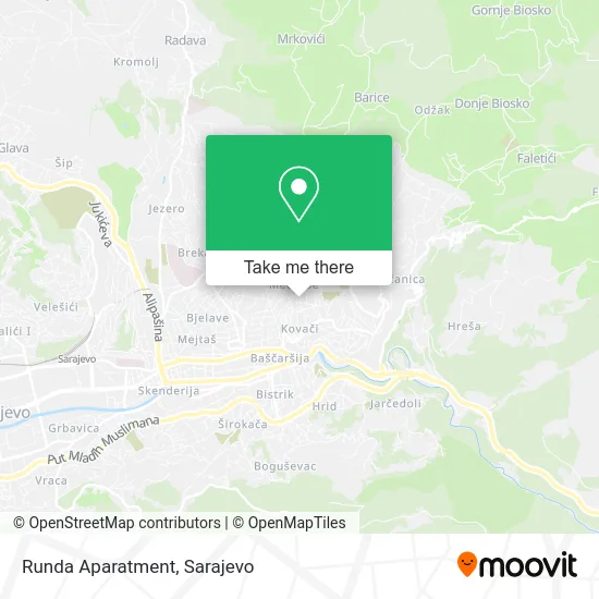 Runda Aparatment mapa