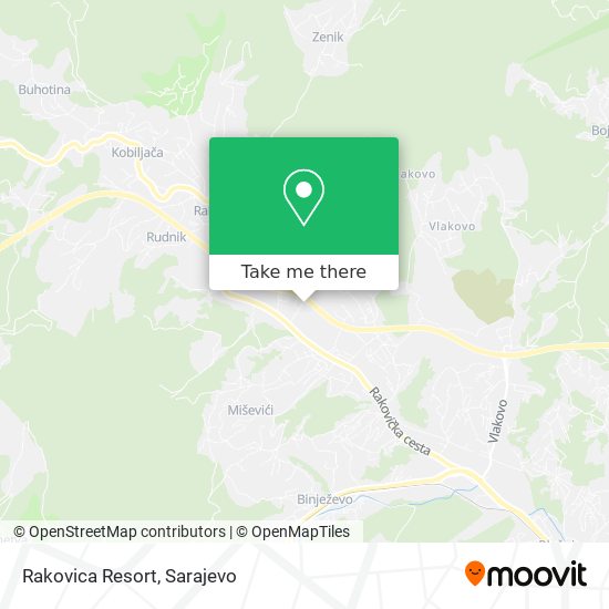 Rakovica Resort mapa