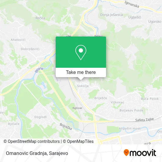 Omanovic Gradnja mapa