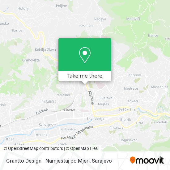 Grantto Design - Namještaj po Mjeri mapa