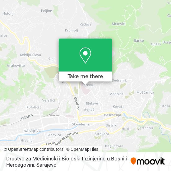 Drustvo za Medicinski i Bioloski Inzinjering u Bosni i Hercegovini map
