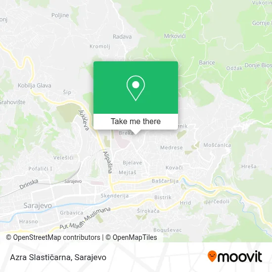 Azra Slastičarna map