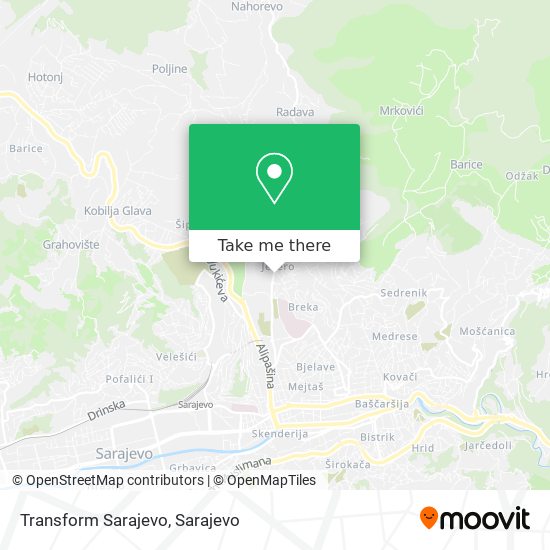 Karta Transform Sarajevo