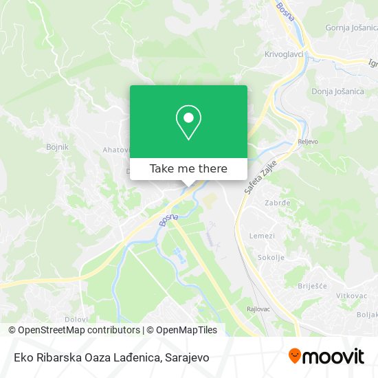 Eko Ribarska Oaza Lađenica map