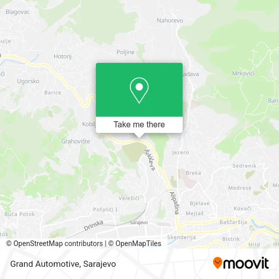Grand Automotive map