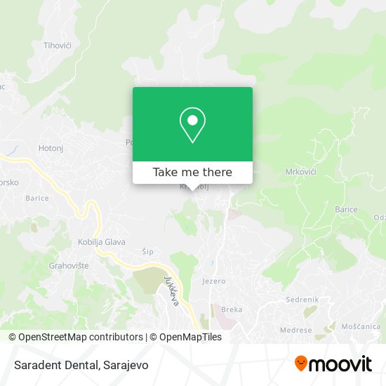 Saradent Dental map