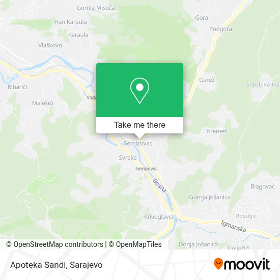 Apoteka Sandi mapa