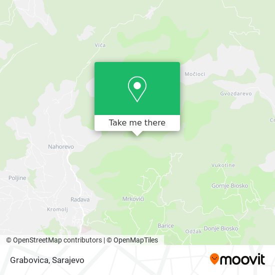Grabovica map