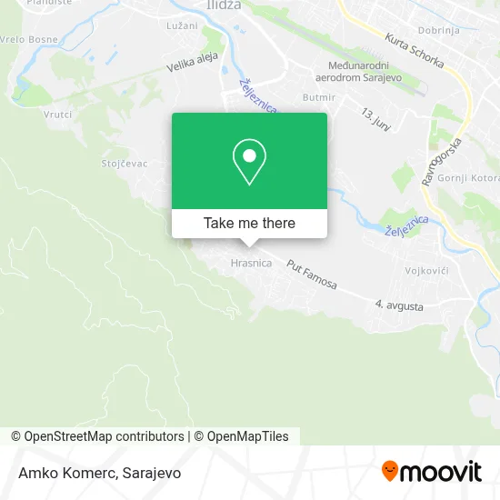 Amko Komerc mapa
